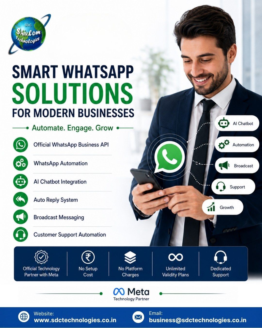 Shiv.com Technologies Navi Mumbai Facebook ad: Smart WhatsApp Automation for Modern Businesses