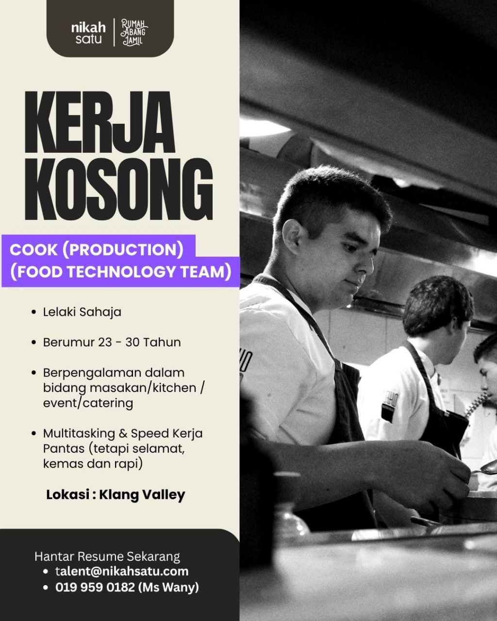 Rumah Abang Jamil Facebook ad: Whatsapp untuk Apply