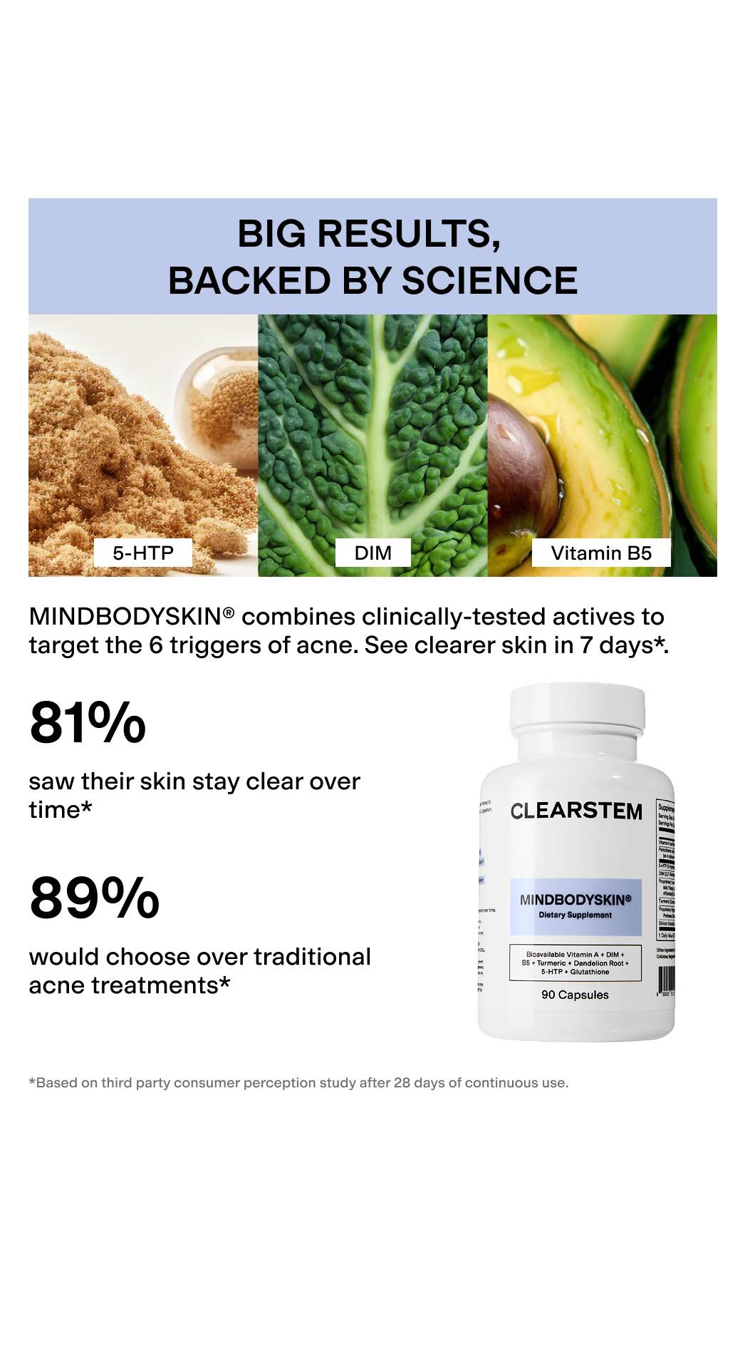 CLEARSTEM Skincare Facebook ad