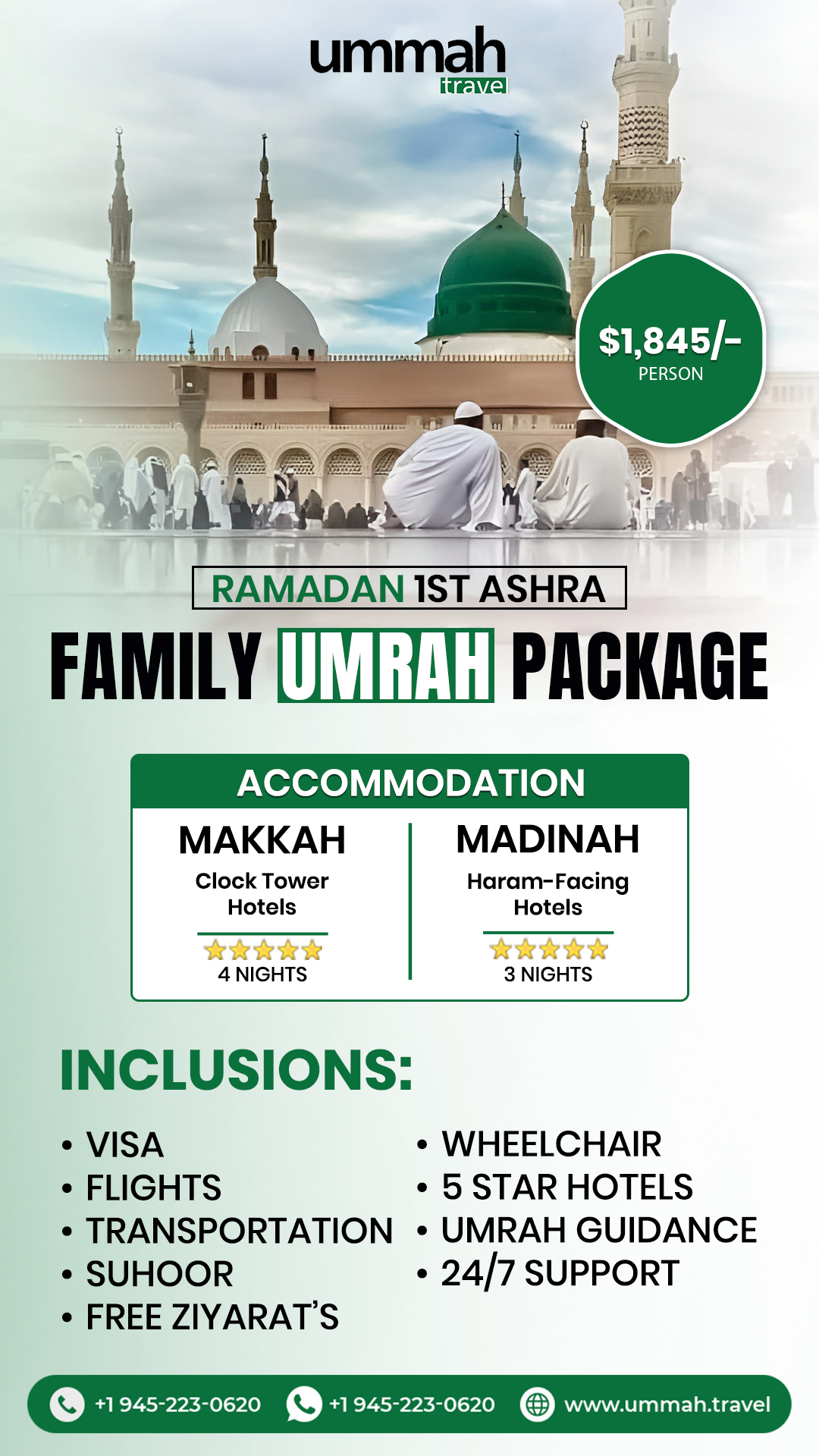 Ummah Travel Facebook ad from Dec 15, 2025