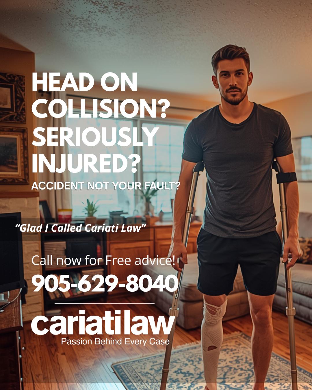 Cariati Law Facebook ad from May 15, 2026