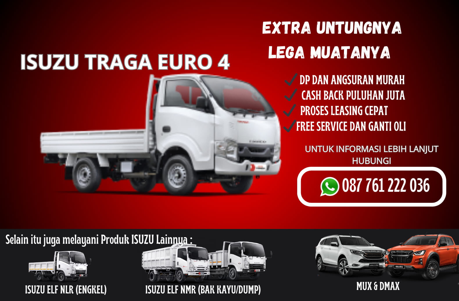 IsuzuGen.BALI Facebook ad: PROMO ISUZU TRAGA