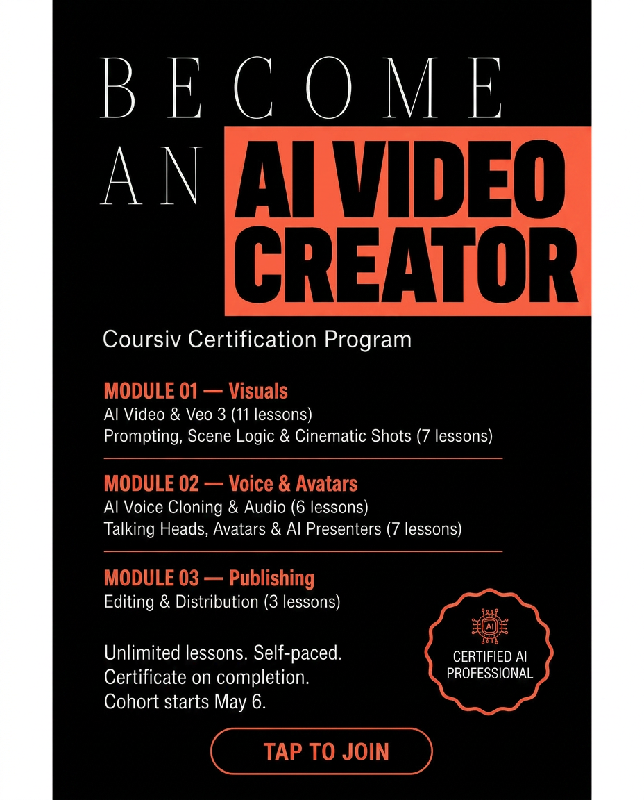 AI Weekly Facebook ad