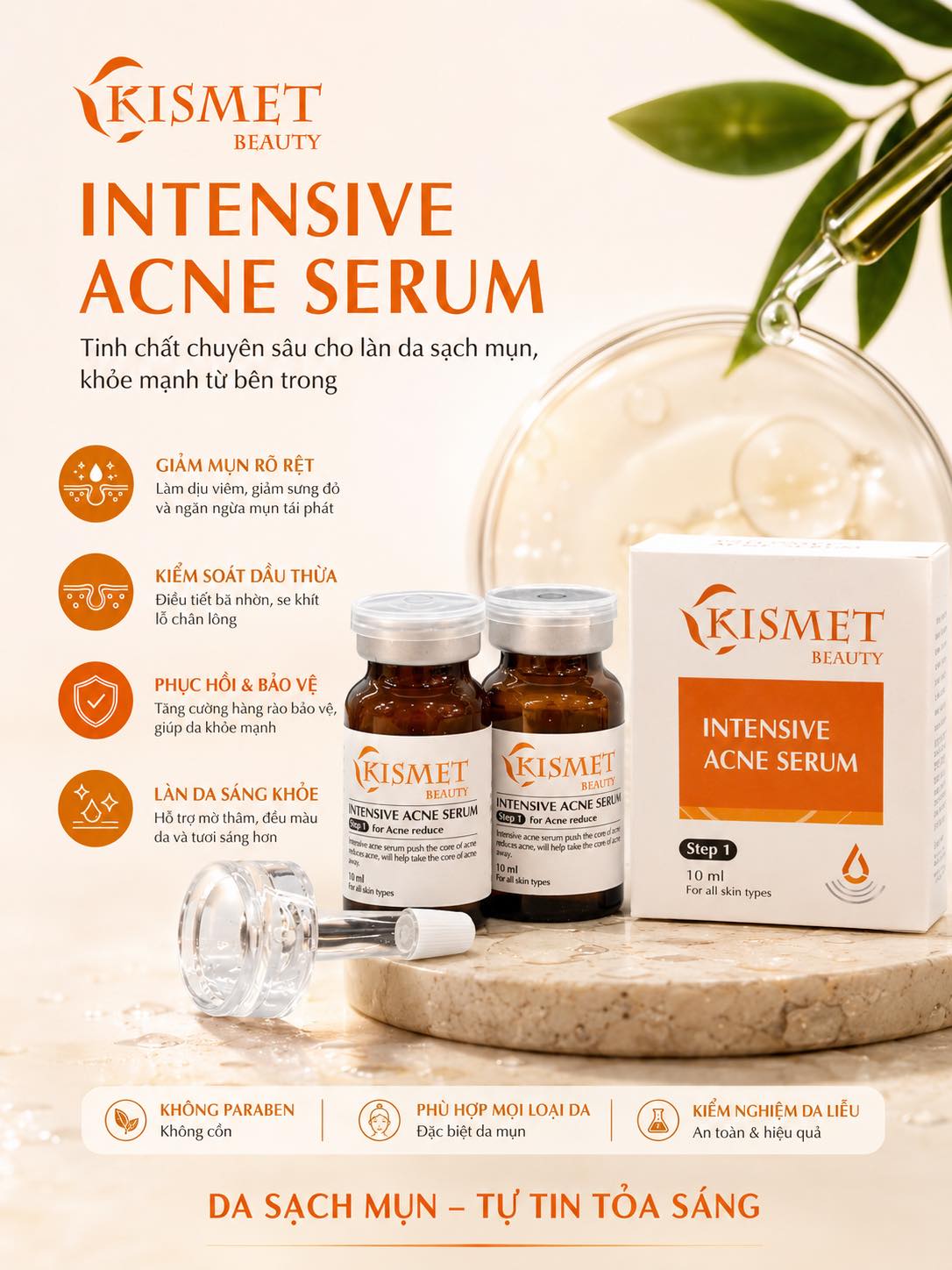 Kismet - Mỹ phẩm chuyên nghiệp dành cho SPA TMV Facebook ad: TẠM BIỆT MỤN CỨNG ĐẦU, LẤY LẠI LÀN…