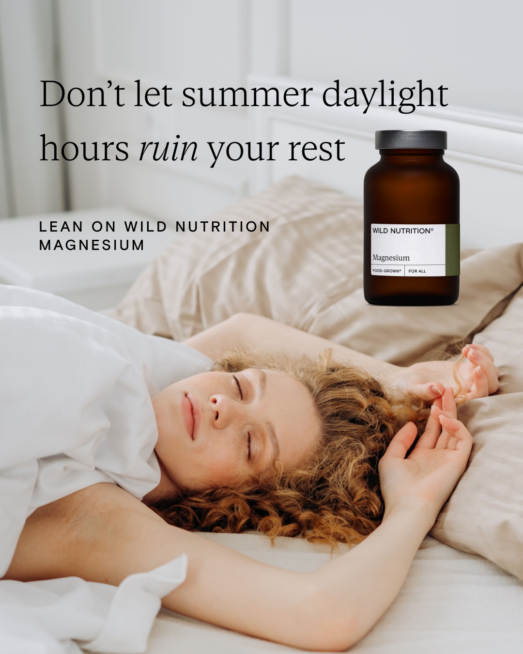 Wild Nutrition Facebook ad: Award-Winning Magnesium