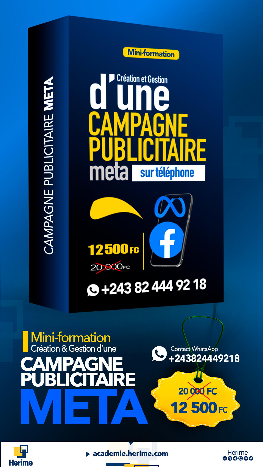 Héritier Mulume Facebook ad from Mar 1, 2026