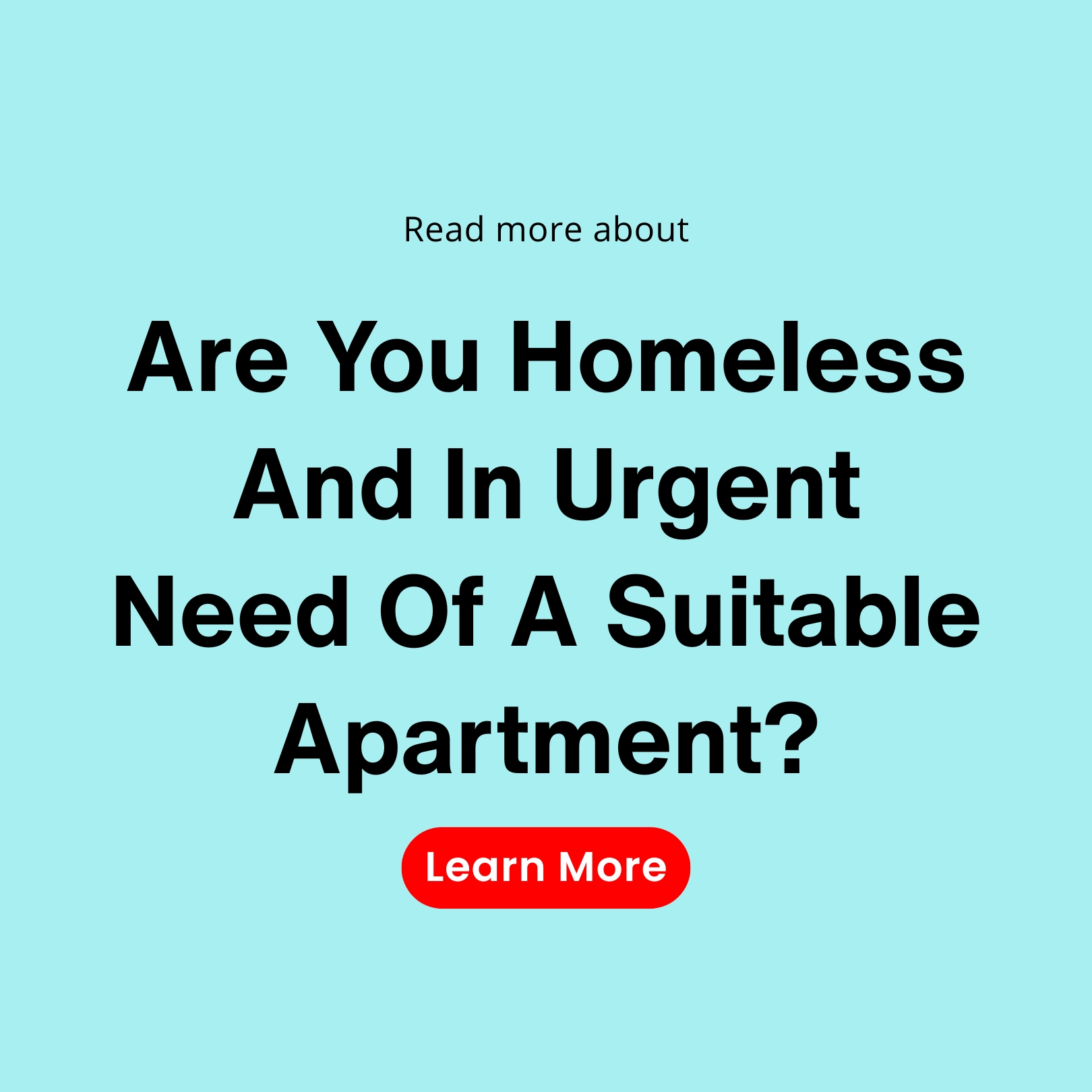 Auto News Facebook ad: Learn more about urgent housing assistance for the homeless