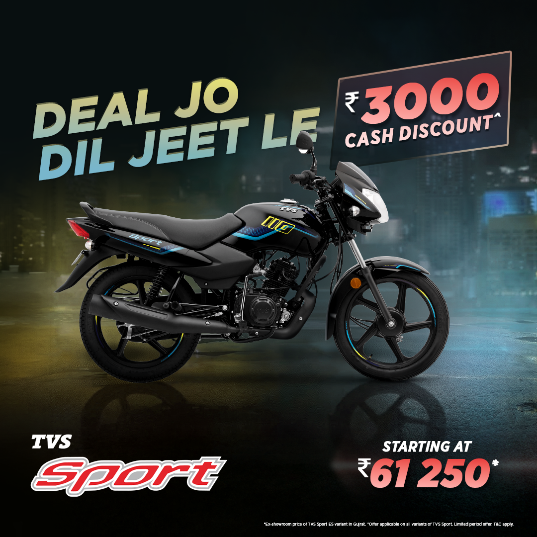 TVS Sport Facebook ad from Mar 19, 2026