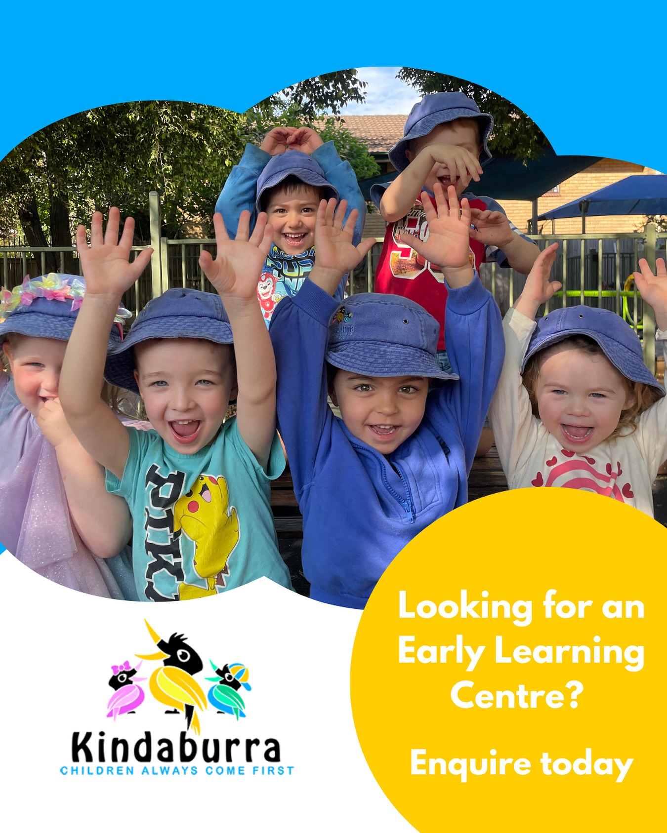 Kindaburra Early Learning Centre and Pre School Facebook ad: Enroll Now at Kindaburra!