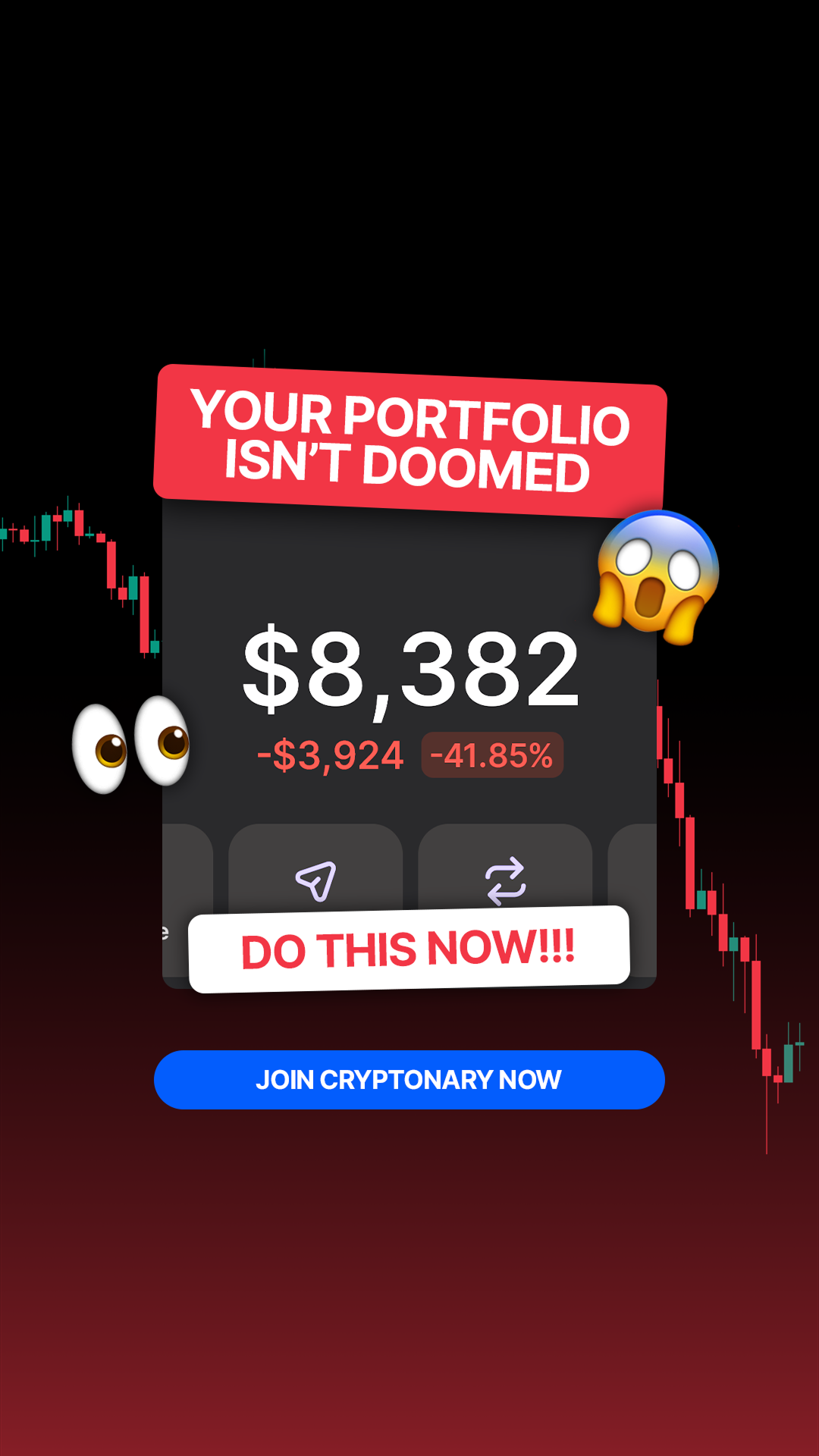 Cryptonary Facebook ad