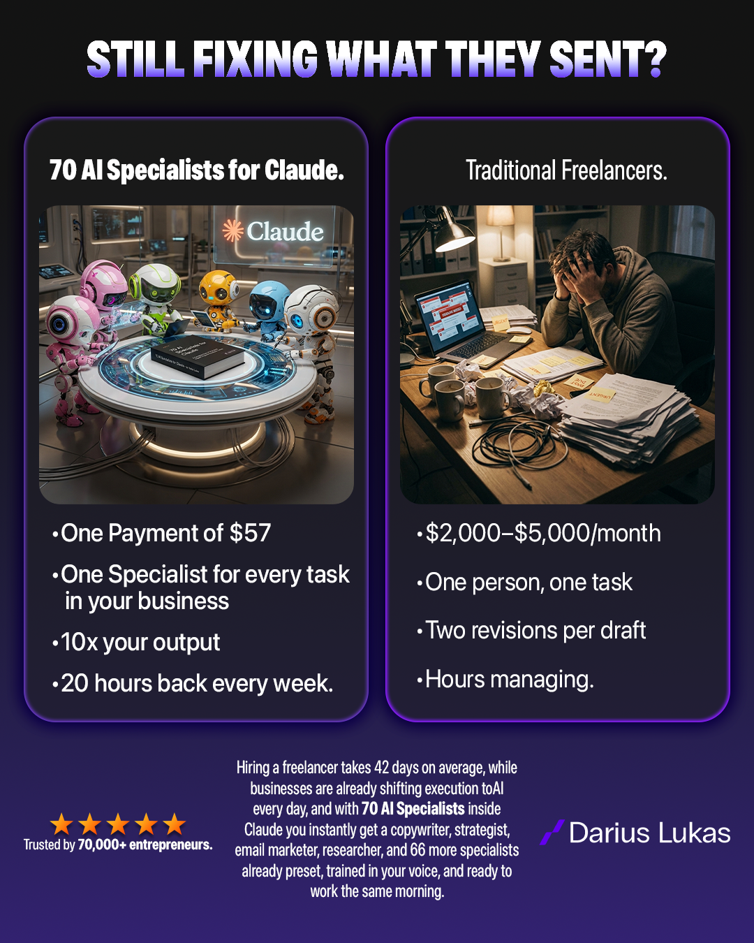 Darius Lukas Facebook ad