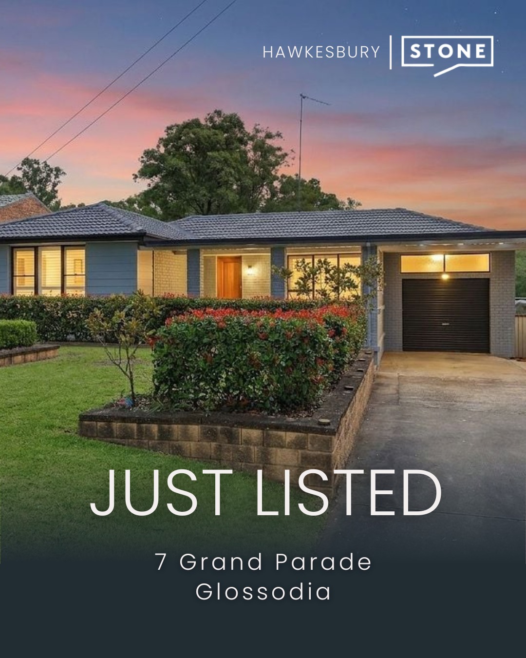 Stone Real Estate Hawkesbury Facebook ad: ππππ ππΆπππ²π± | 7 Grand Parade, Glossodia
