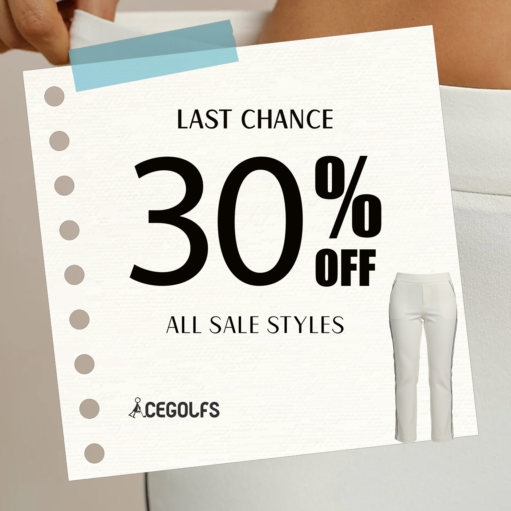 Acegolfs Facebook ad