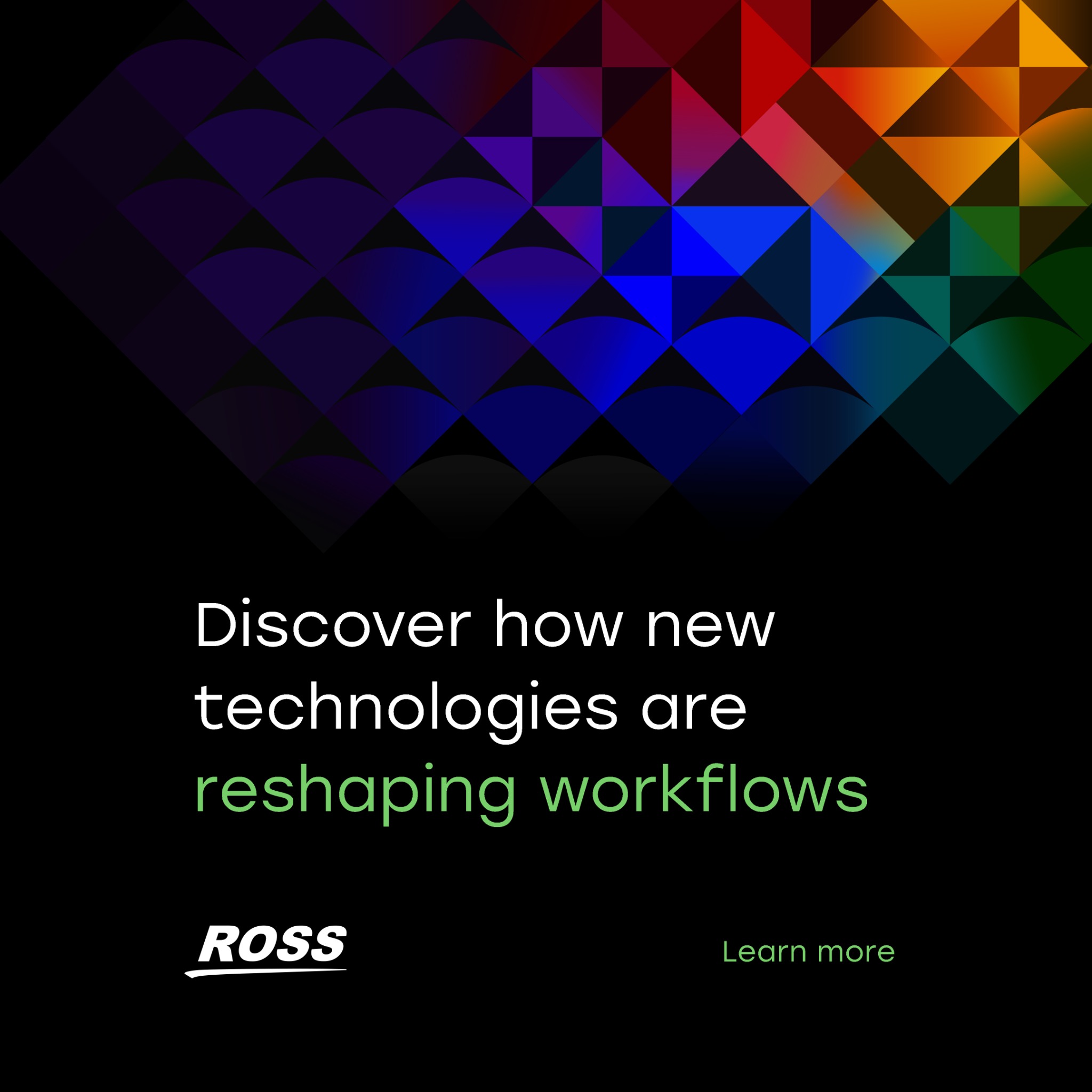 Ross Video Facebook ad