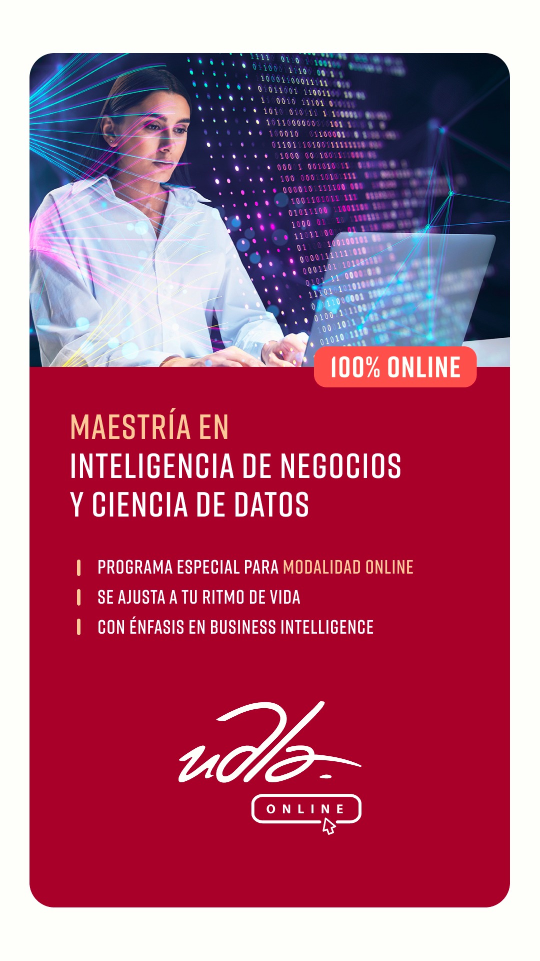 UDLA Posgrados - Educación Continua Facebook ad