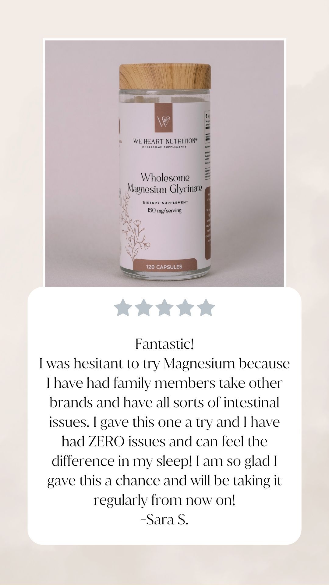 We Heart Nutrition Facebook ad