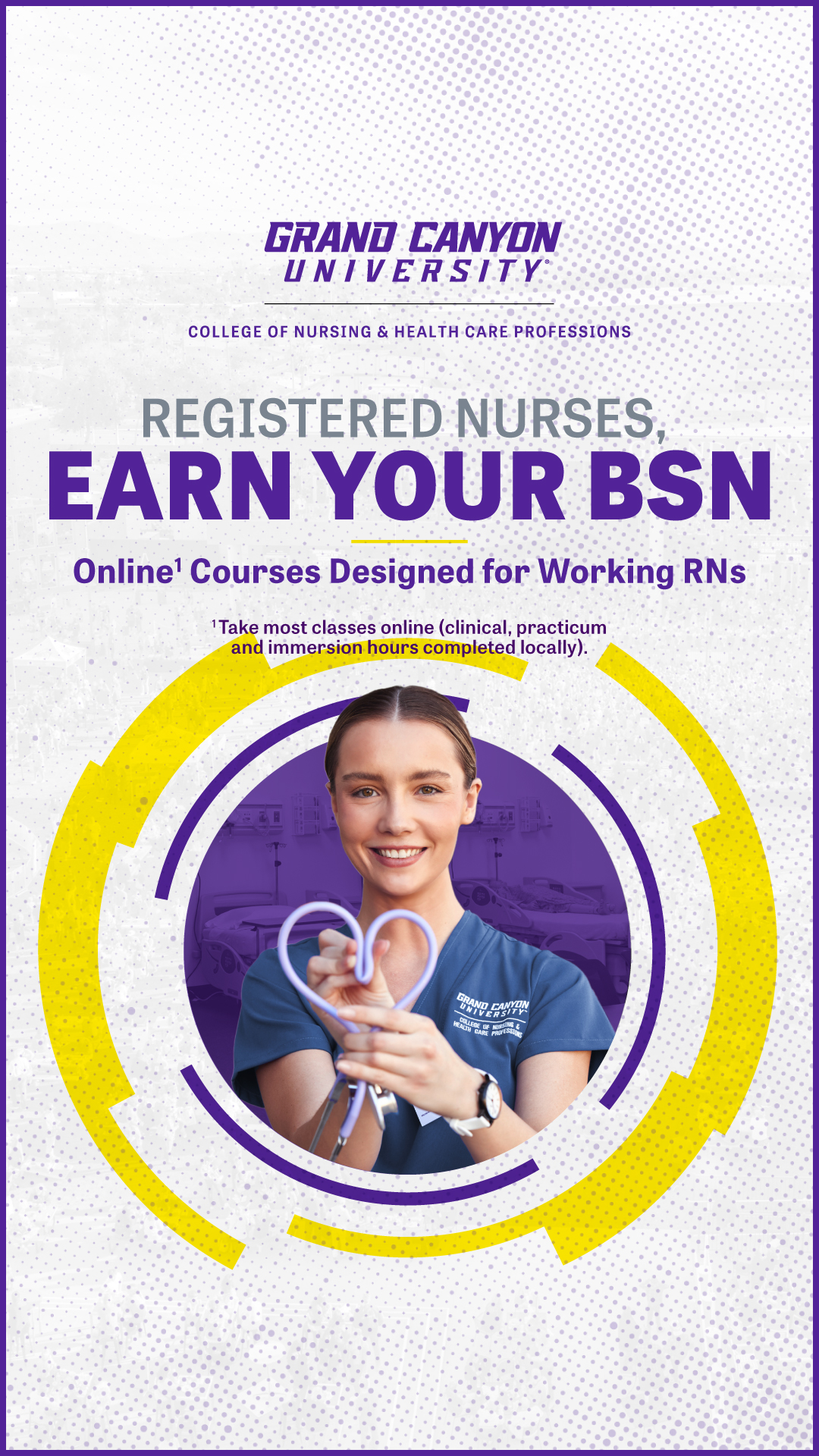 Grand Canyon University Facebook ad