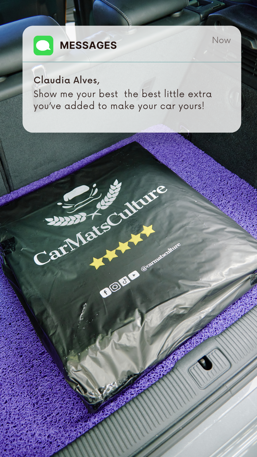 Car Mats Culture Facebook ad: Best extra to make your car yours!