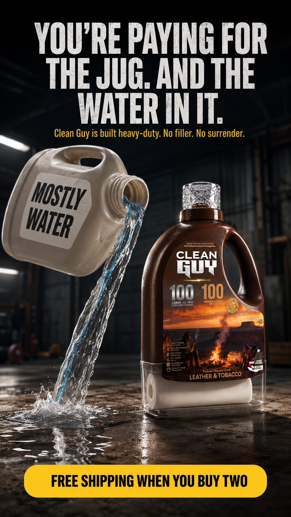 Clean Guy Facebook ad