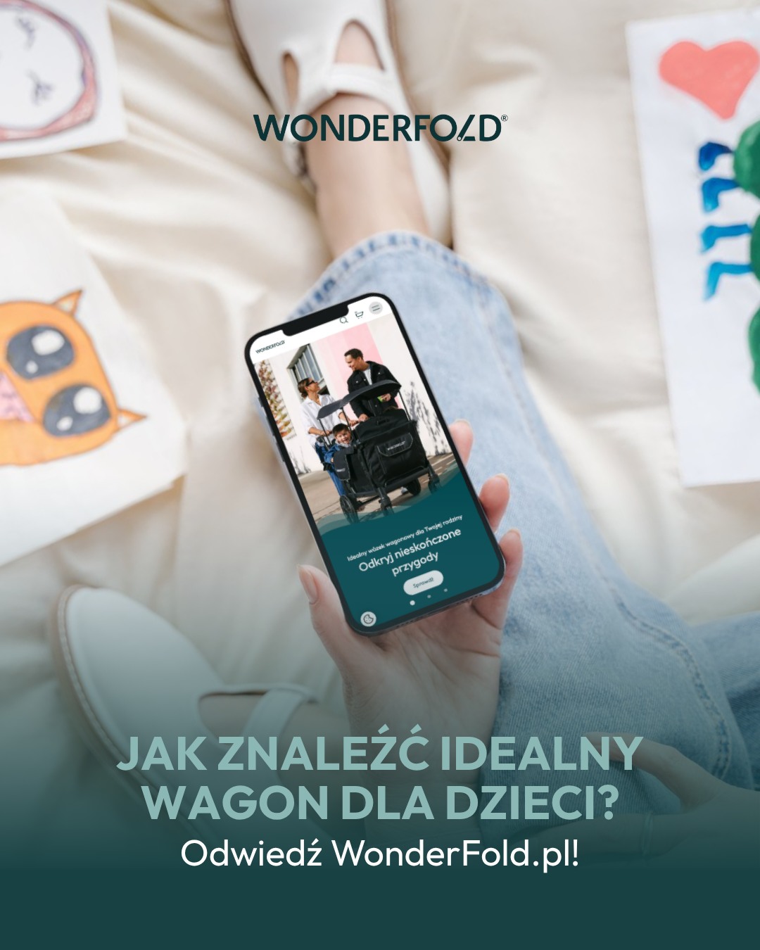 Wonderfold Polska Facebook ad: Dwójka dzieci? Czwórka?