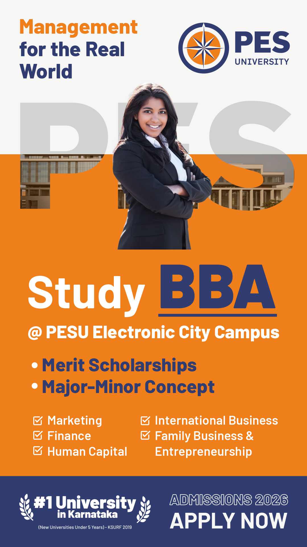 PES University Facebook ad