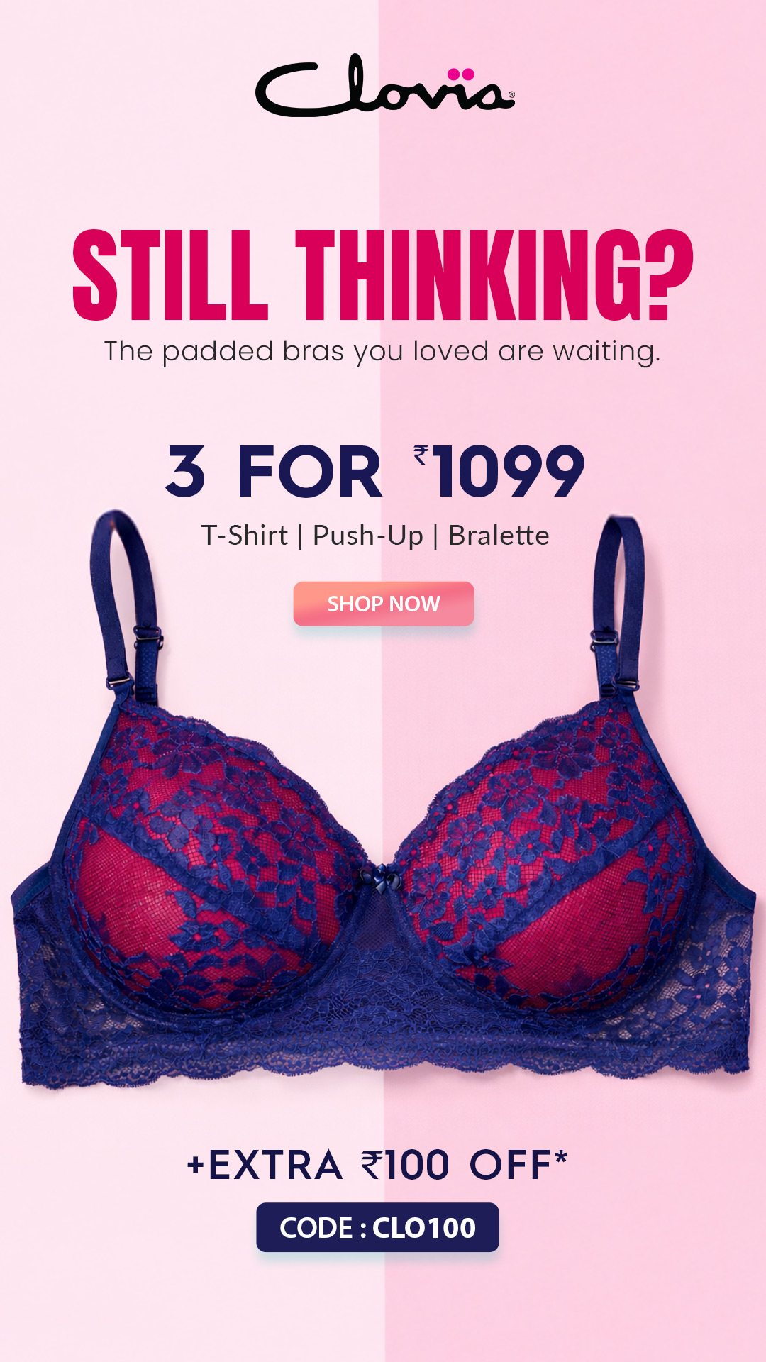 Clovia Facebook ad