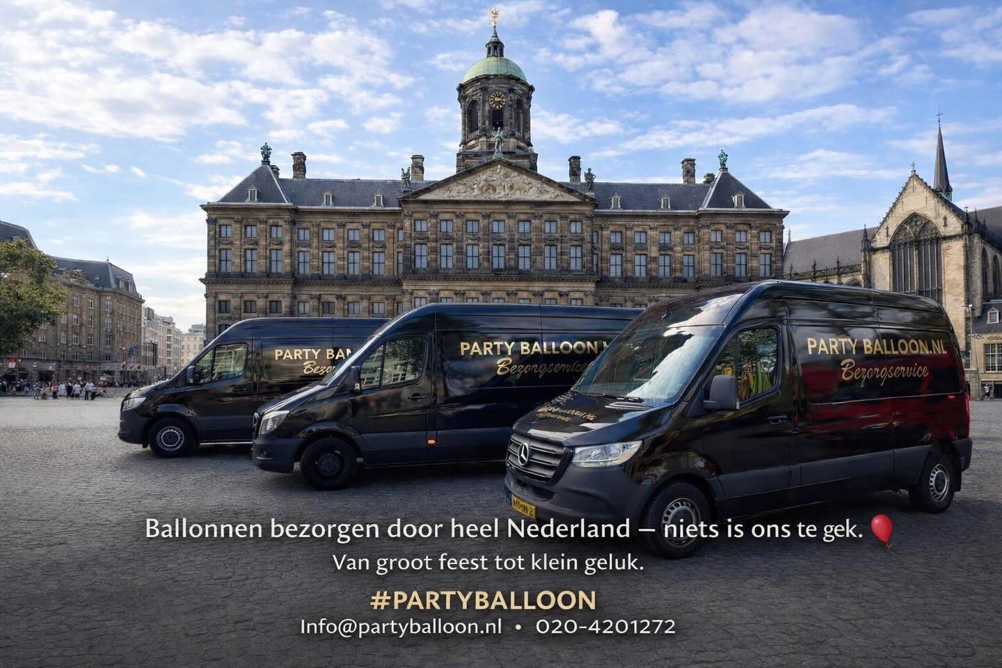Party Balloon Facebook ad: Wij bezorgen door heel Nederland