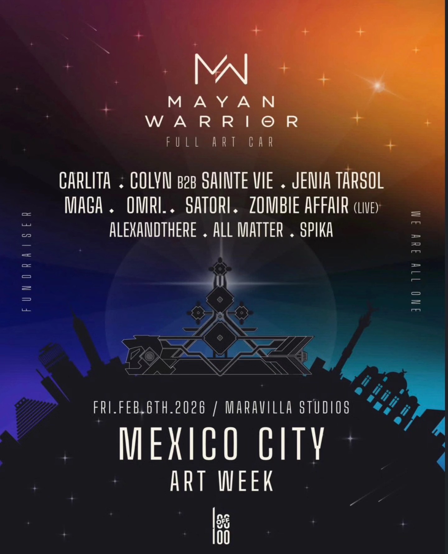 Mejores Eventos México Facebook ad: Mayan Warrior x Looloo Art Week