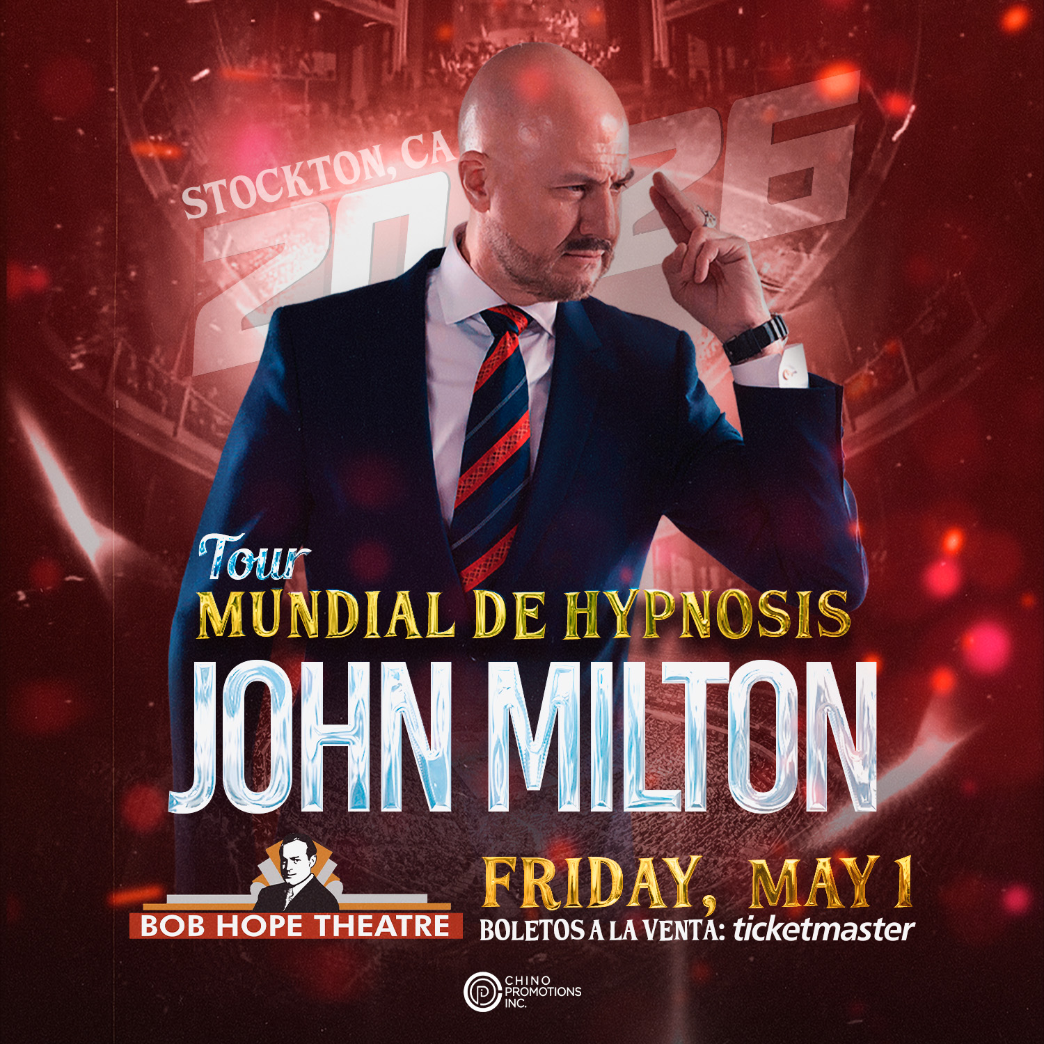 La Tricolor 100.9 Facebook ad: El Tour Mundial de Hipnosis de John Milton…