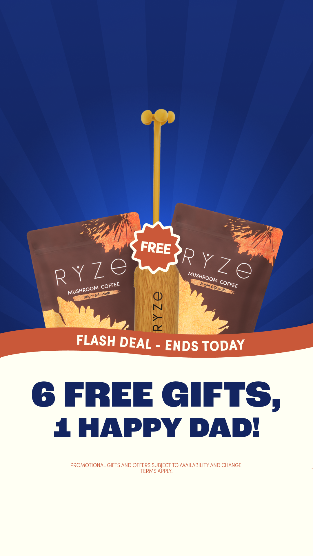 RYZE Superfoods Facebook ad
