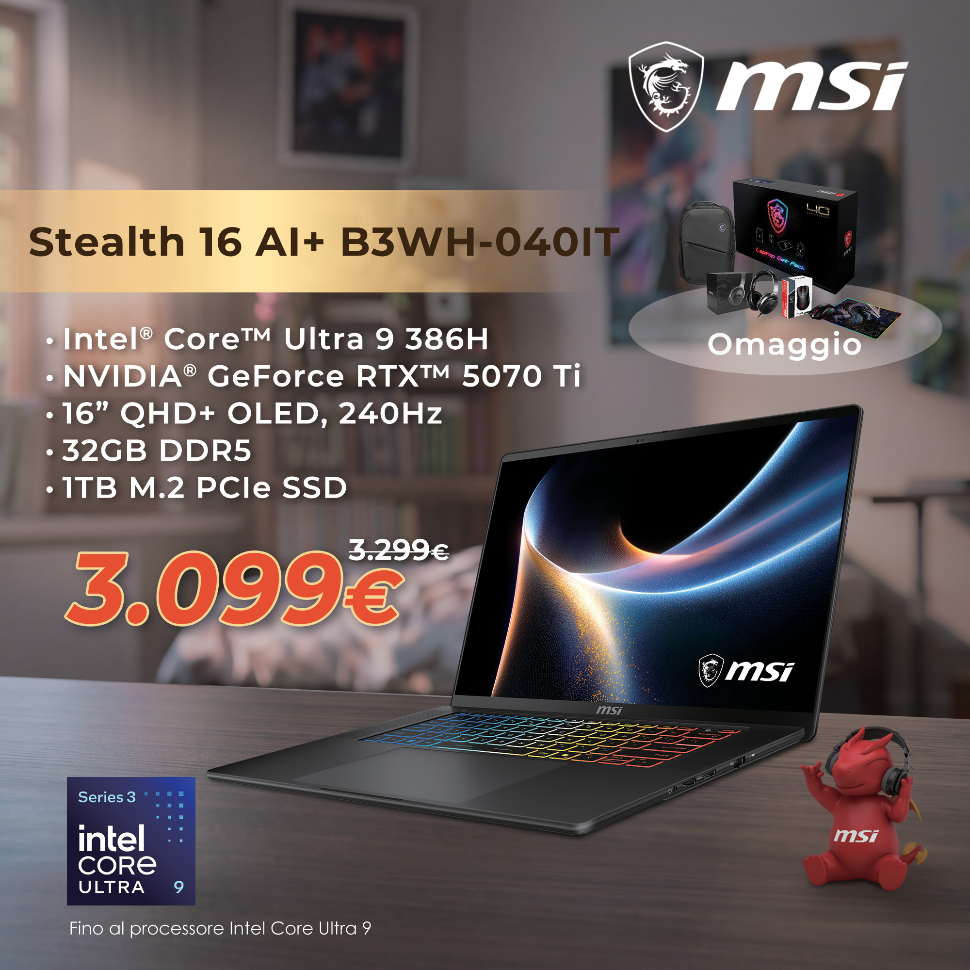 MSI Gaming Facebook ad: MSI Back To School 2026