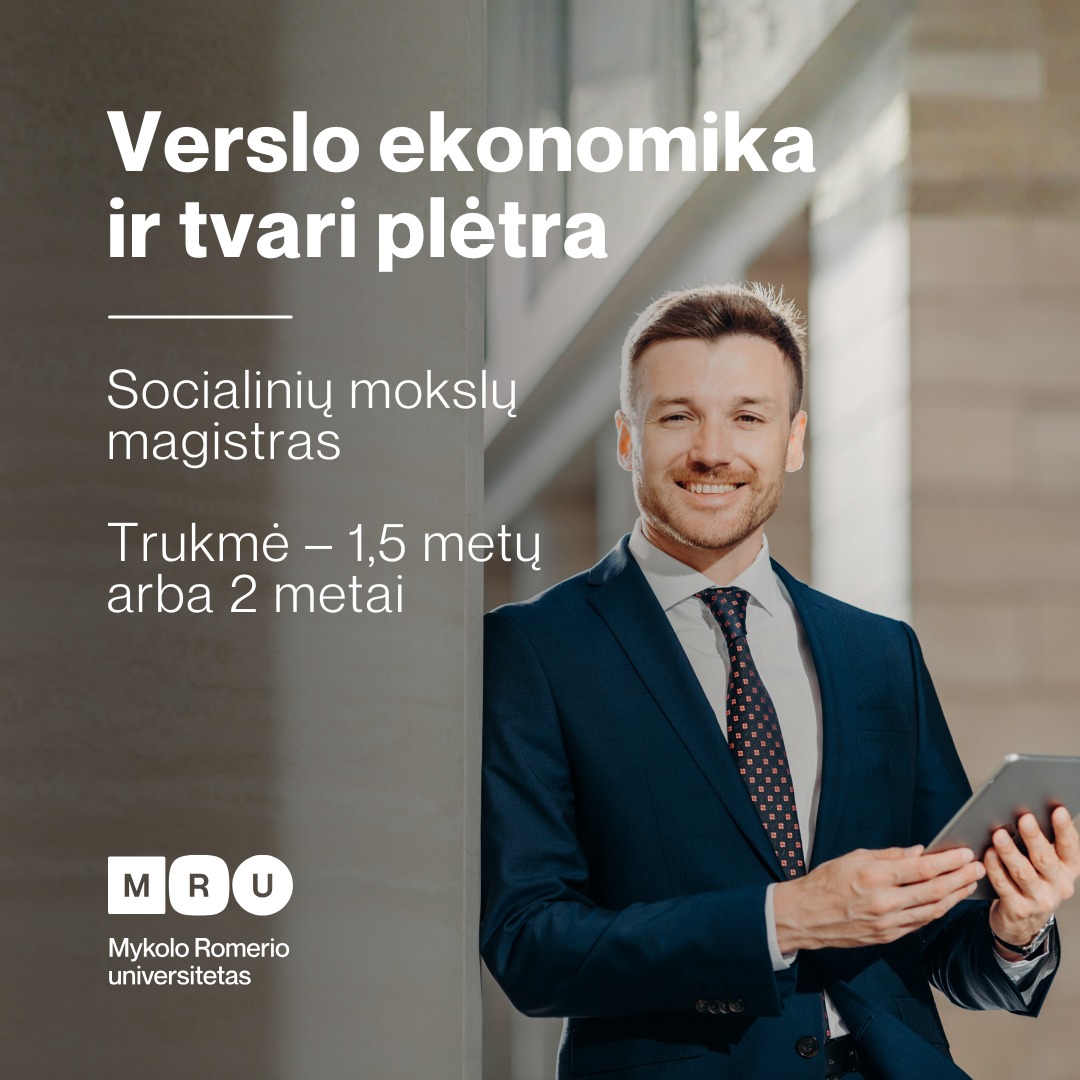 Mykolo Romerio universitetas Facebook ad: Dar turi galimybę pasirinkti magistrantūros studijas!