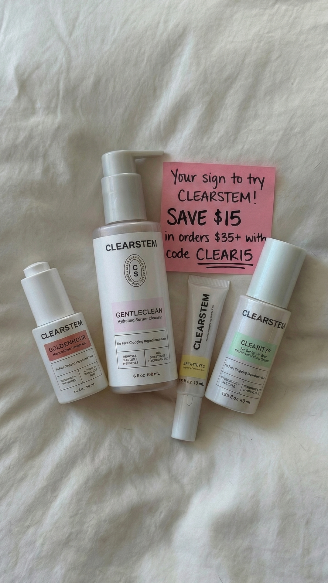 CLEARSTEM Skincare Facebook ad