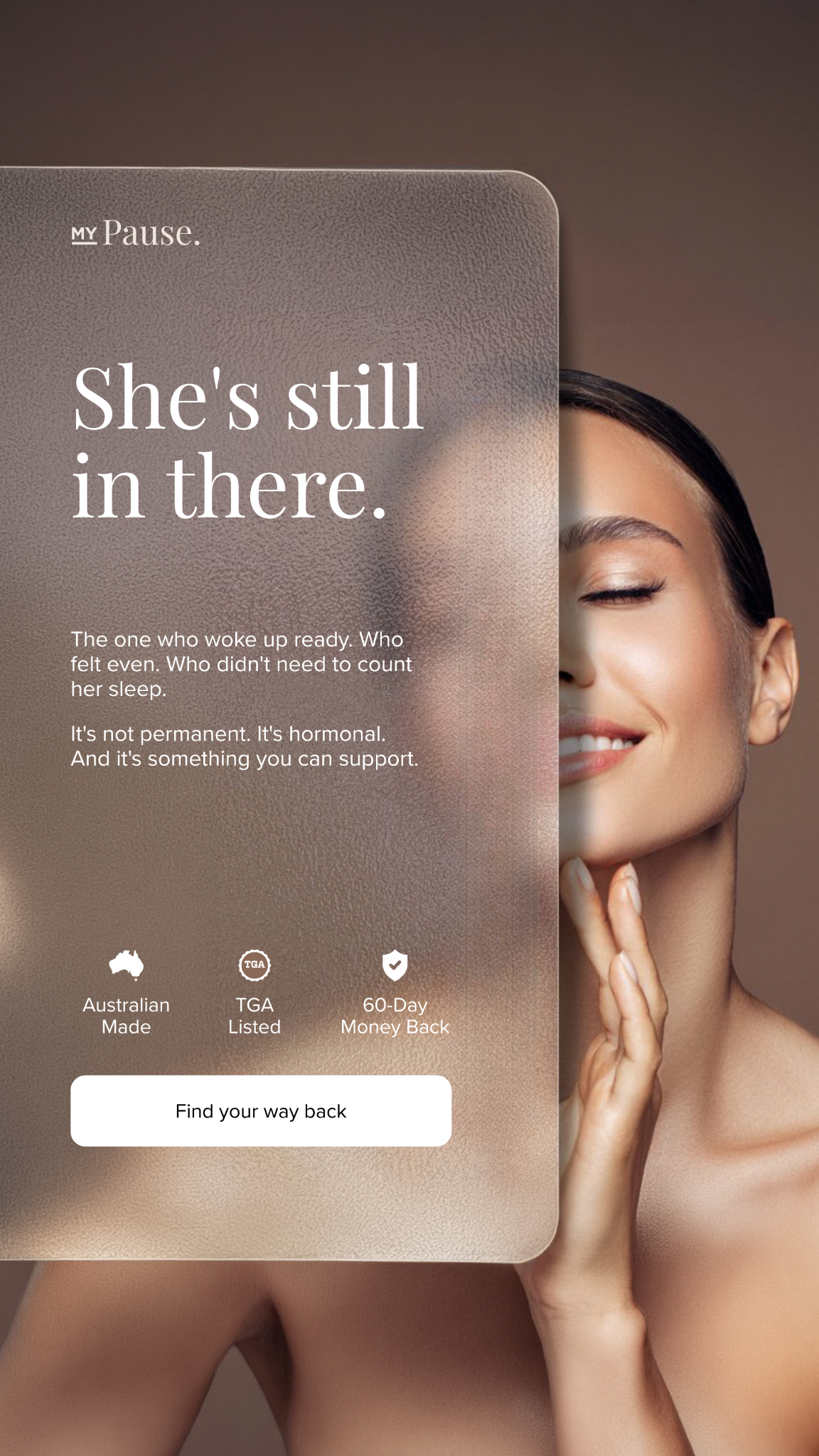 MyPause Health Facebook ad