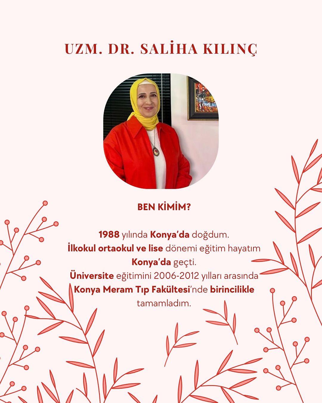 Uzman Doktor Saliha Kılınç Facebook ad: Siz kıymetli danışanlarımın ve ailelerinin Hocam…