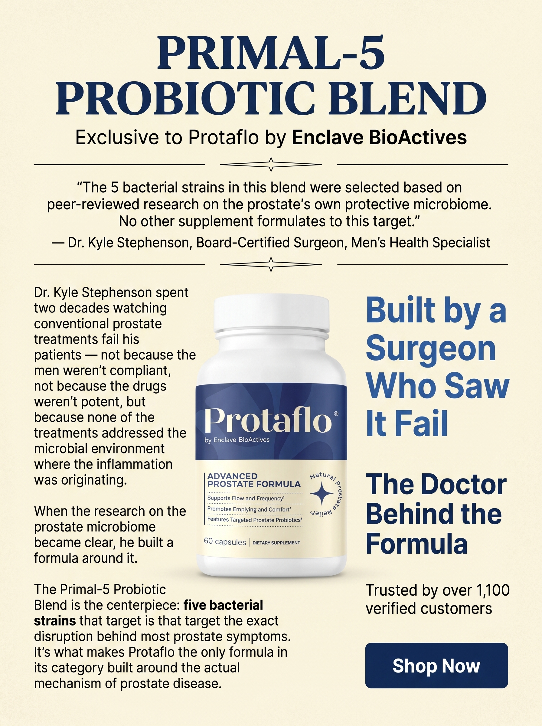 Protaflo Facebook ad