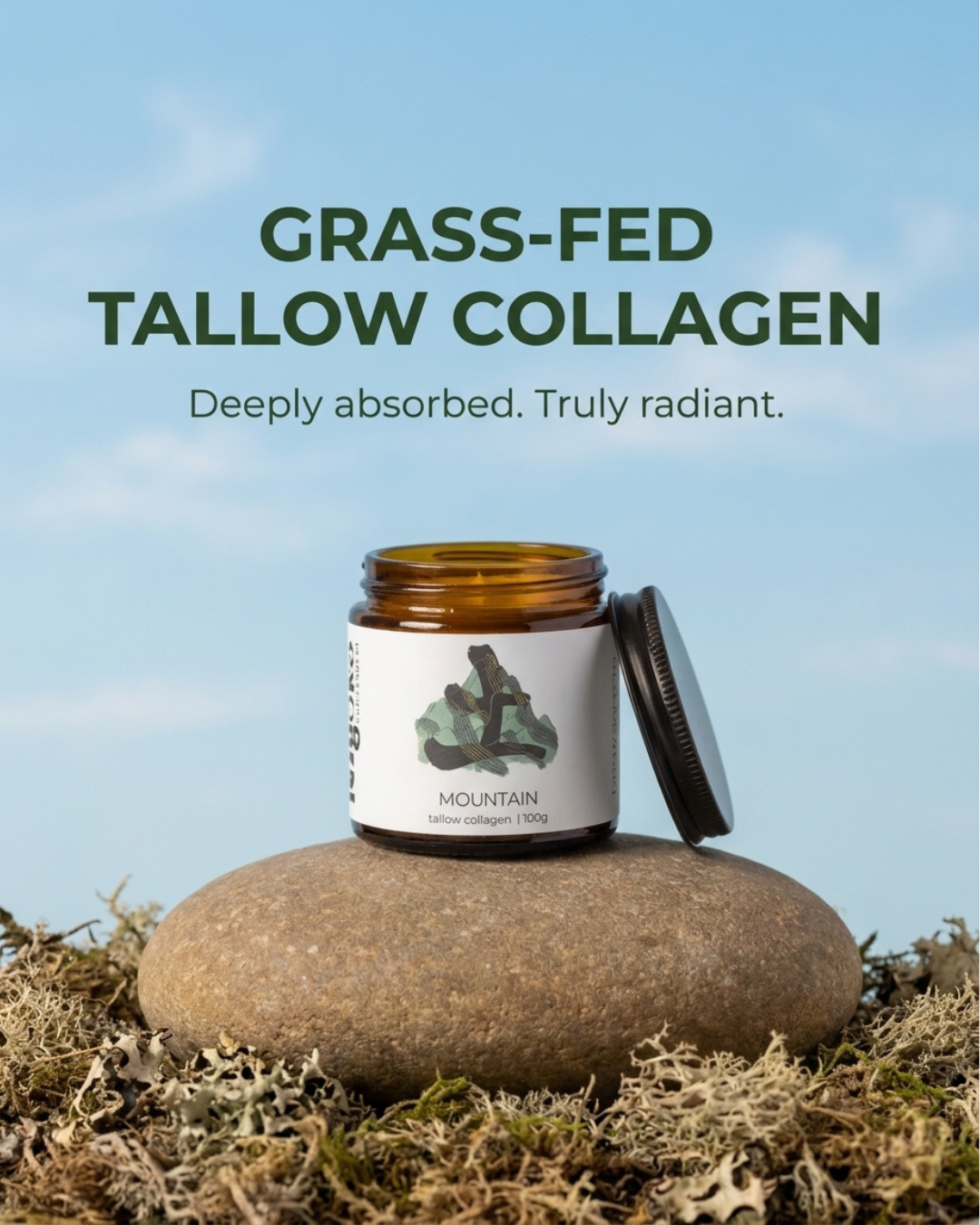 Myoko Embodied Facebook ad: Tallow Collagen: Handmade in Yamba NSW