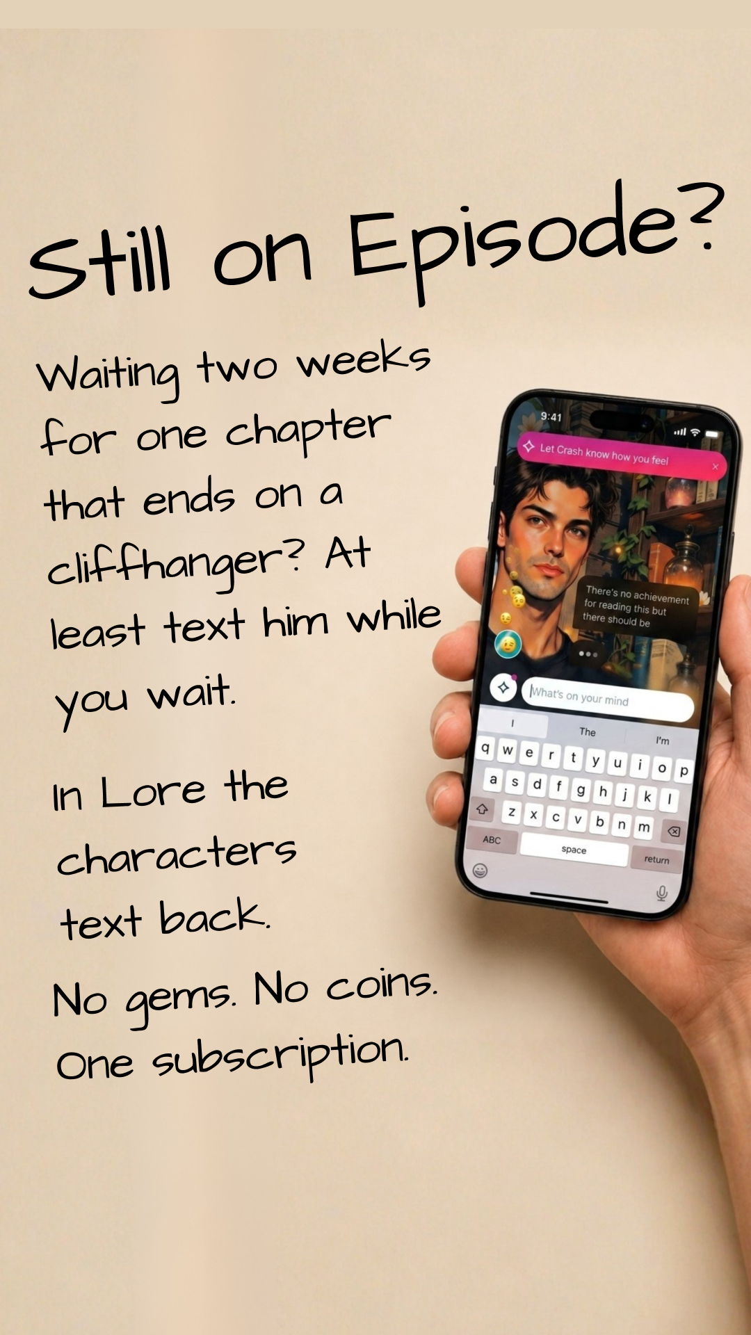 Lore: Interactive Stories Facebook ad