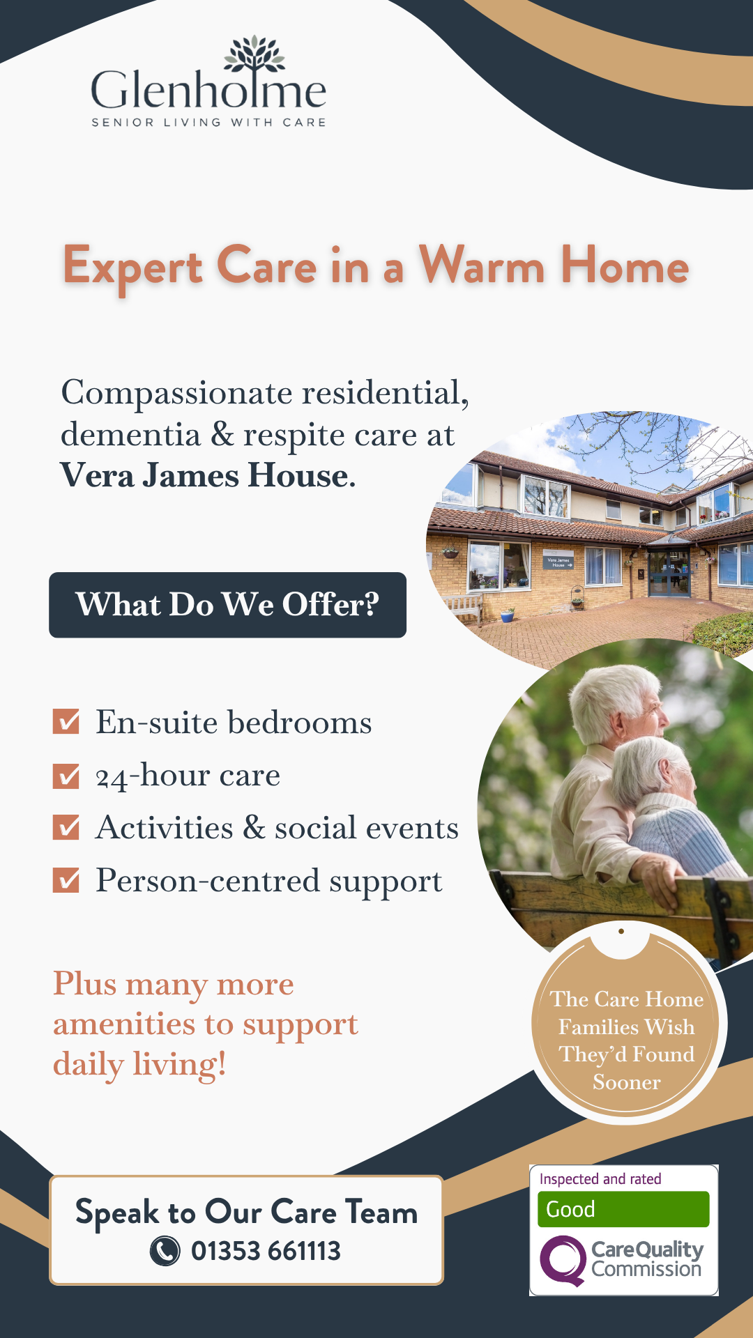 Glenholme Vera James House Facebook ad from Jun 3, 2026
