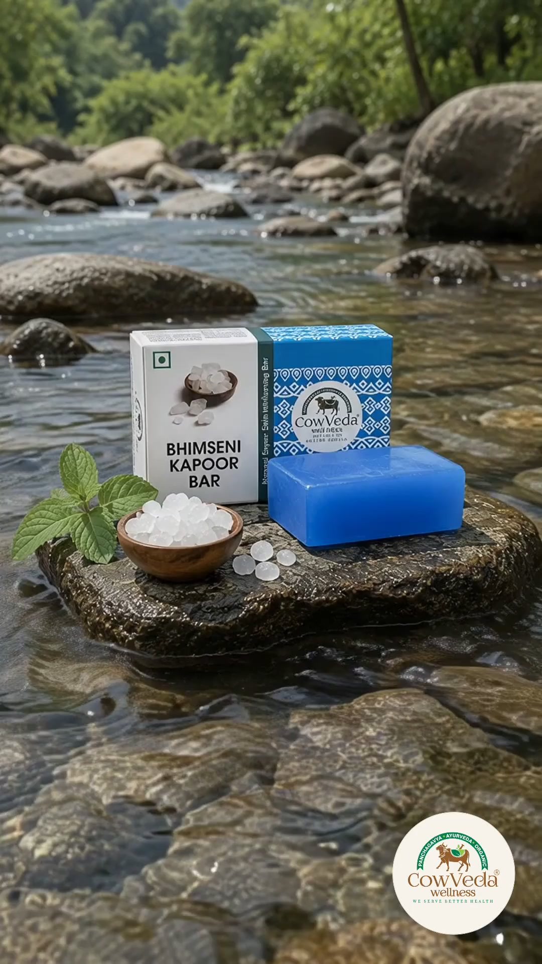 CowVeda Wellness Facebook ad: 100% Natural Skin Care