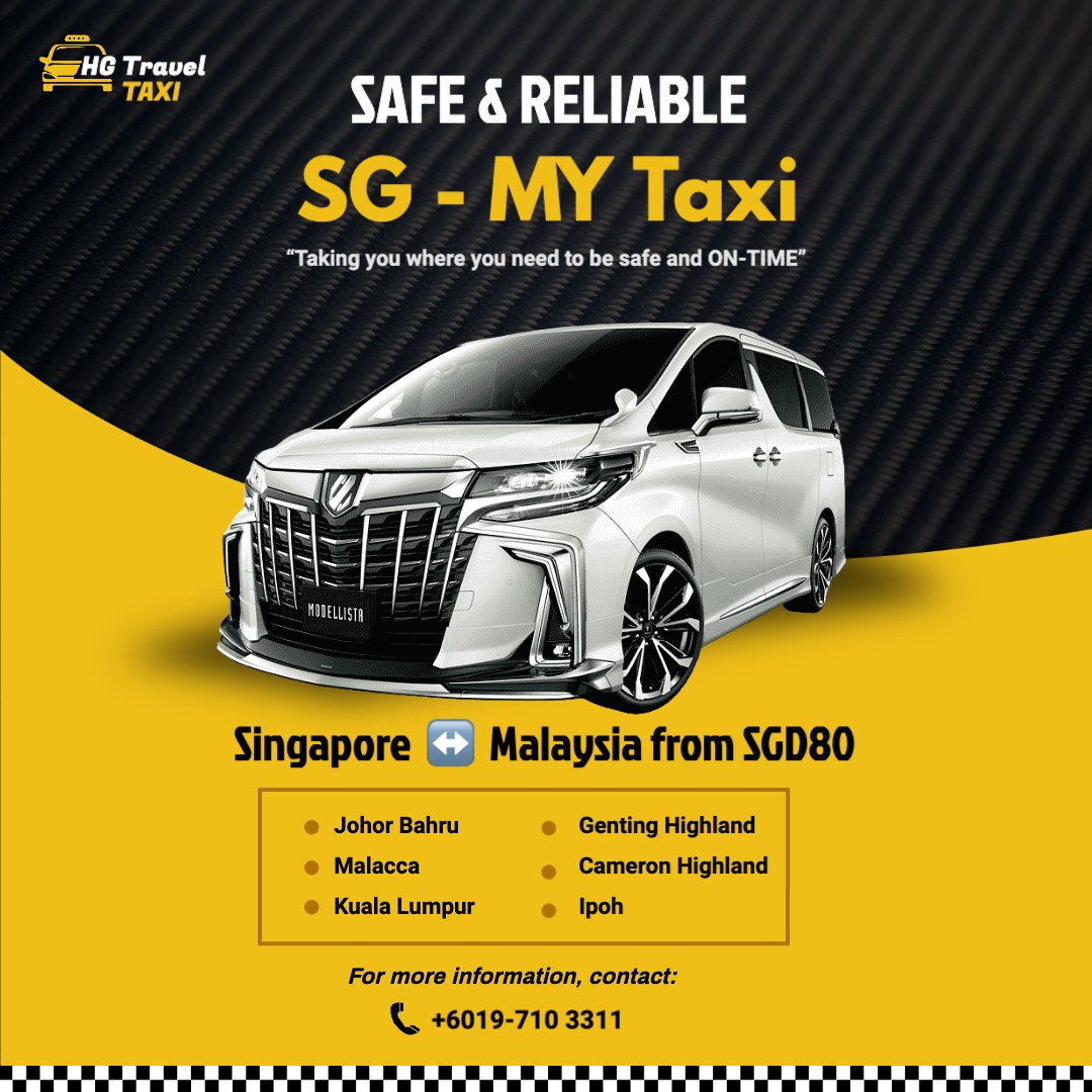 HG Travel & Tour, SG & MY Taxi Facebook ad