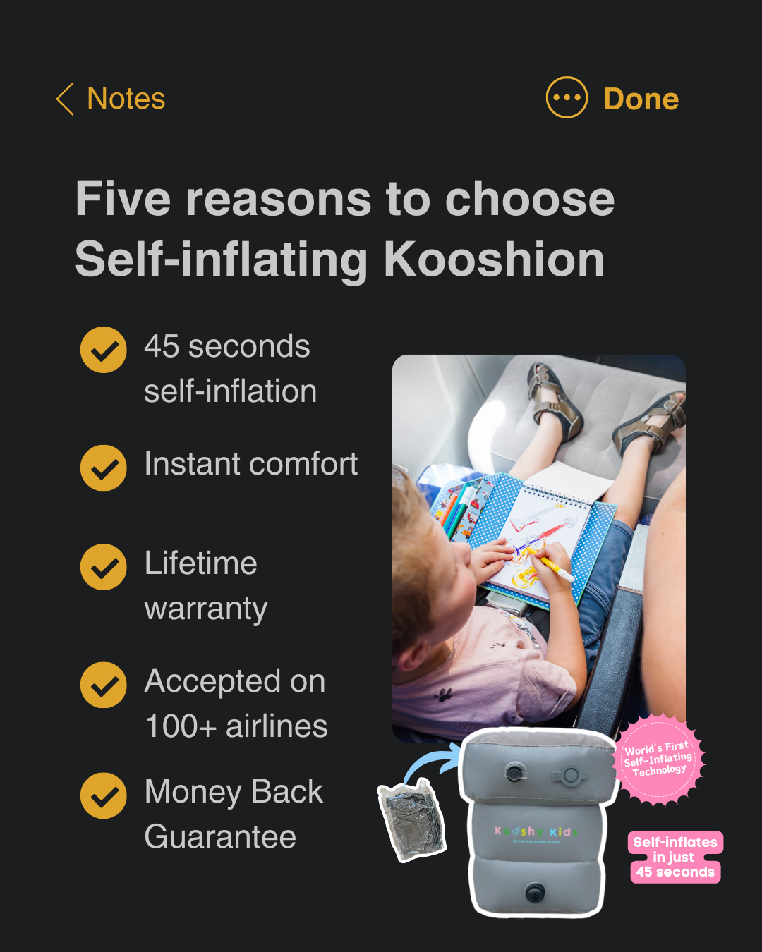 Kooshy Kids Facebook ad
