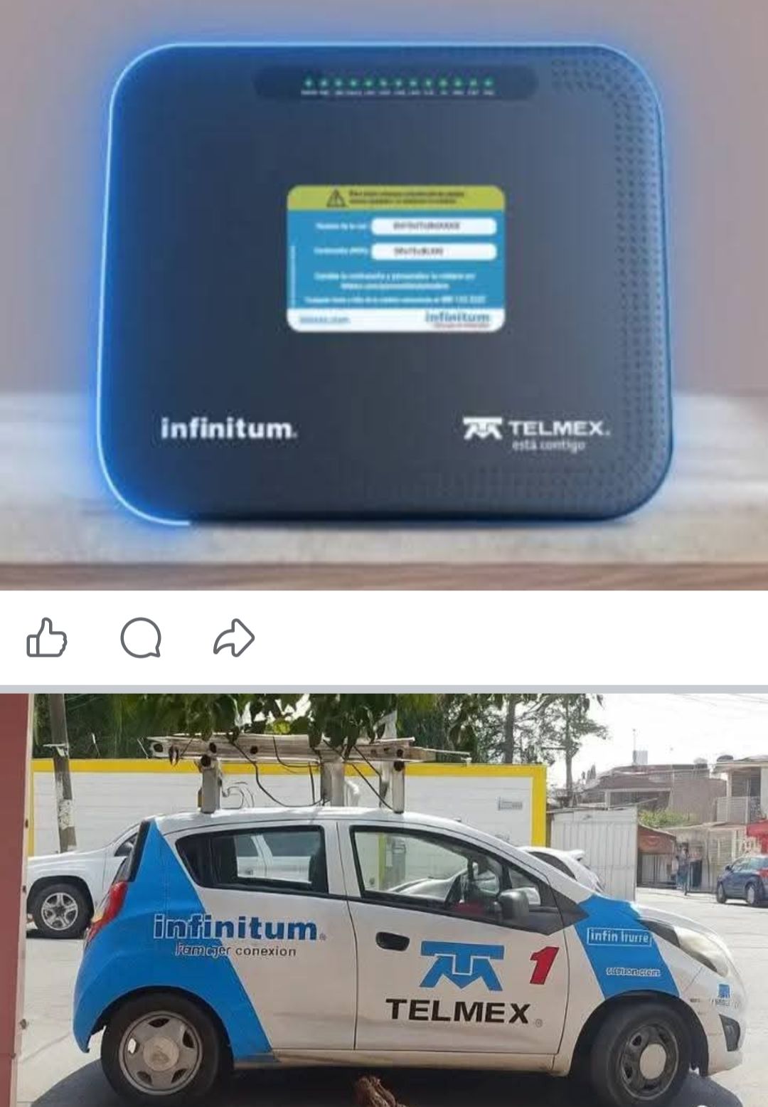 fibra ilimitada Facebook ad: instalación de internet para casa o negocio