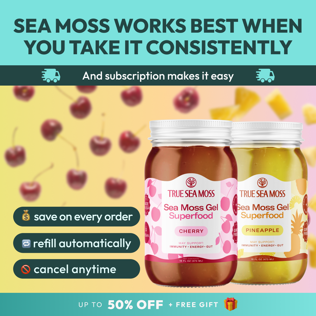 True Sea Moss Health Facebook ad