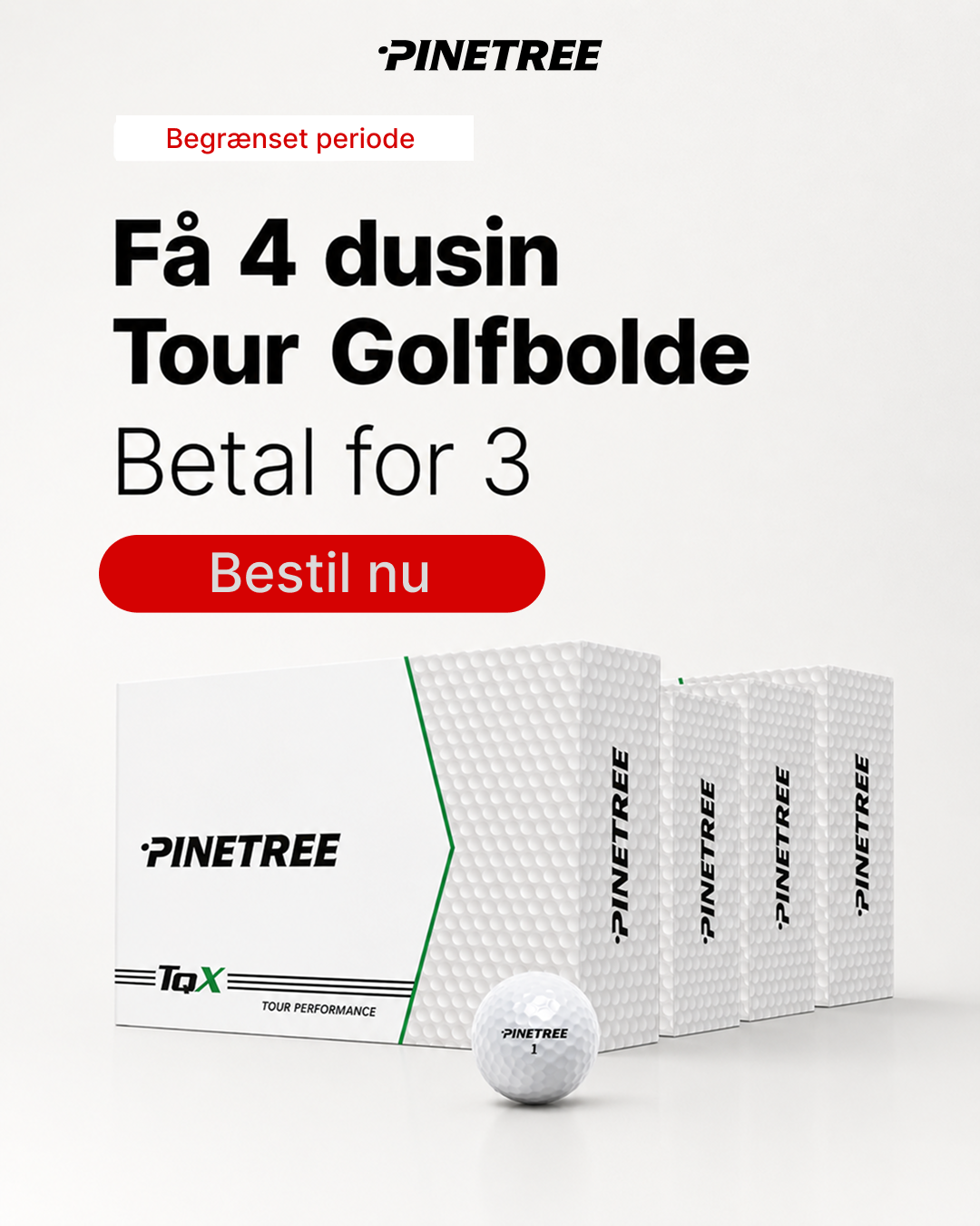 Pinetree Golf Facebook ad