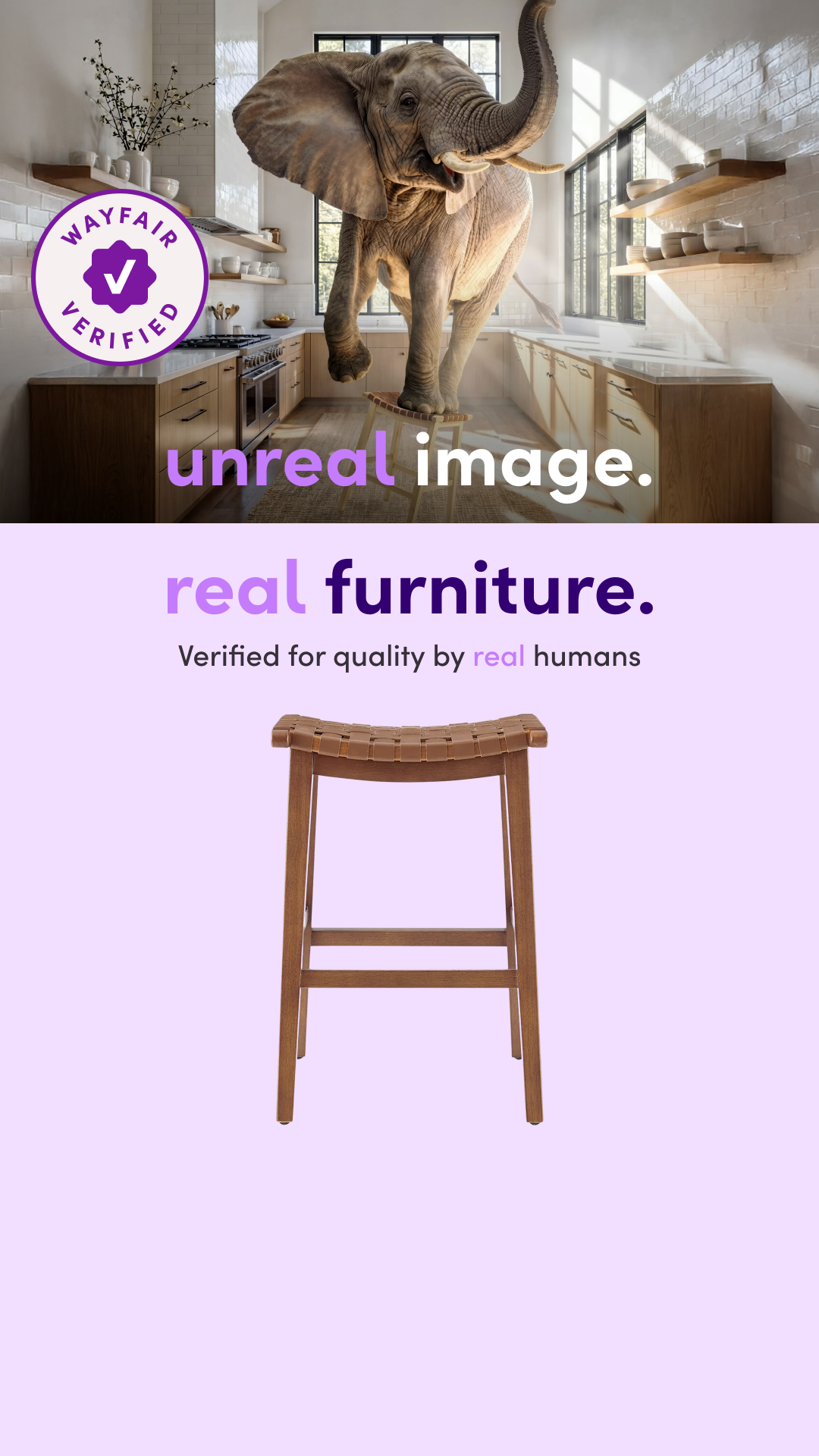 Wayfair Facebook ad