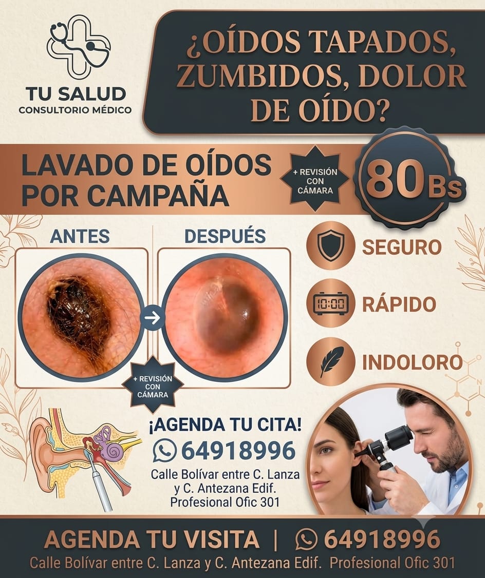 Tu Salud Consultorio Médico Facebook ad from Jul 1, 2026