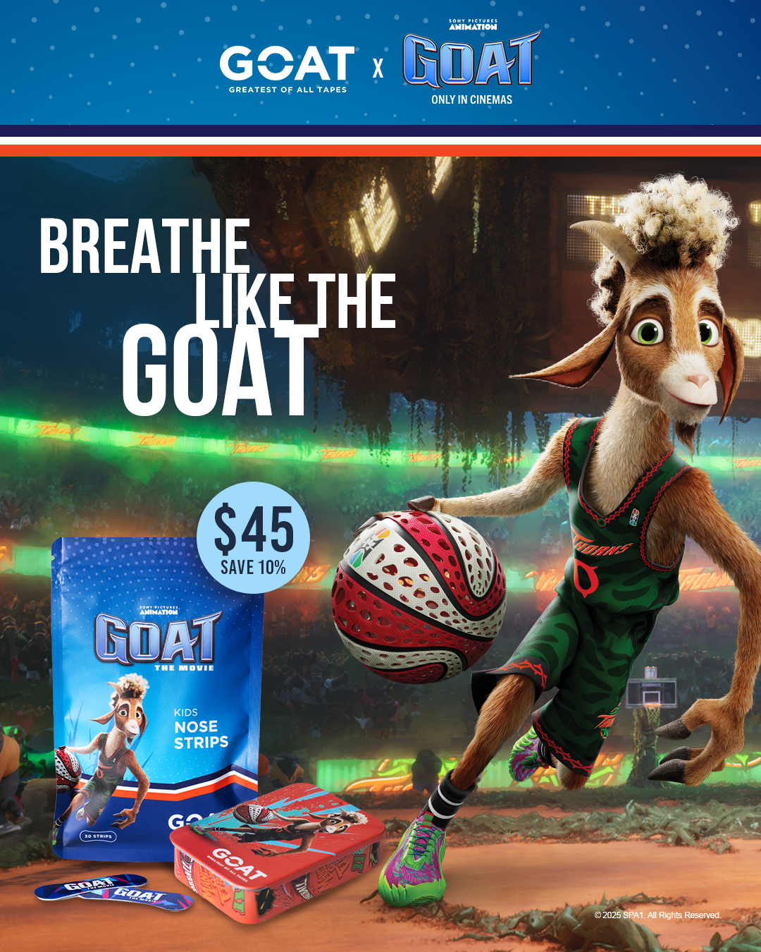 The GOAT  Facebook ad