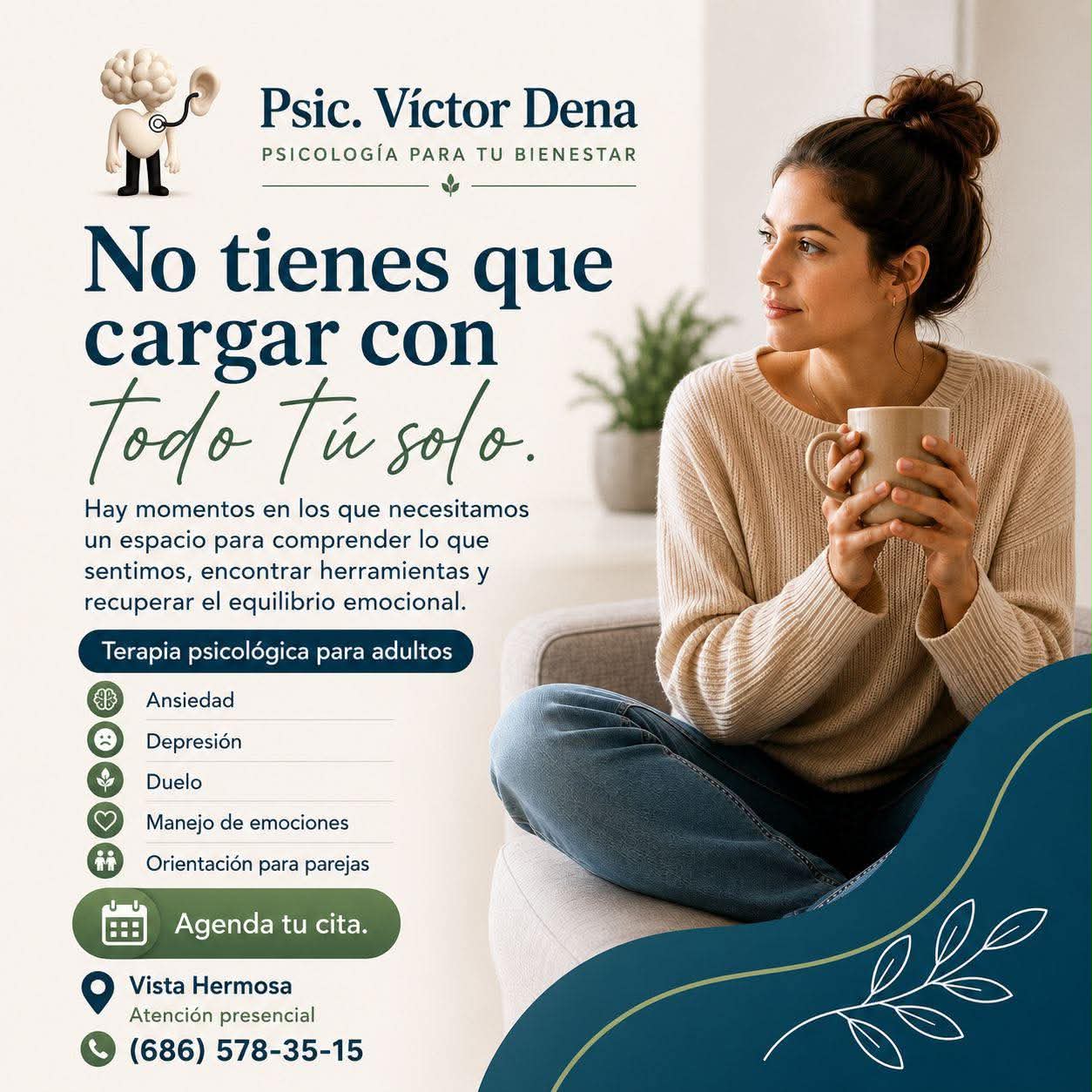 Psicólogo Victor Dena Facebook ad from Jul 3, 2026
