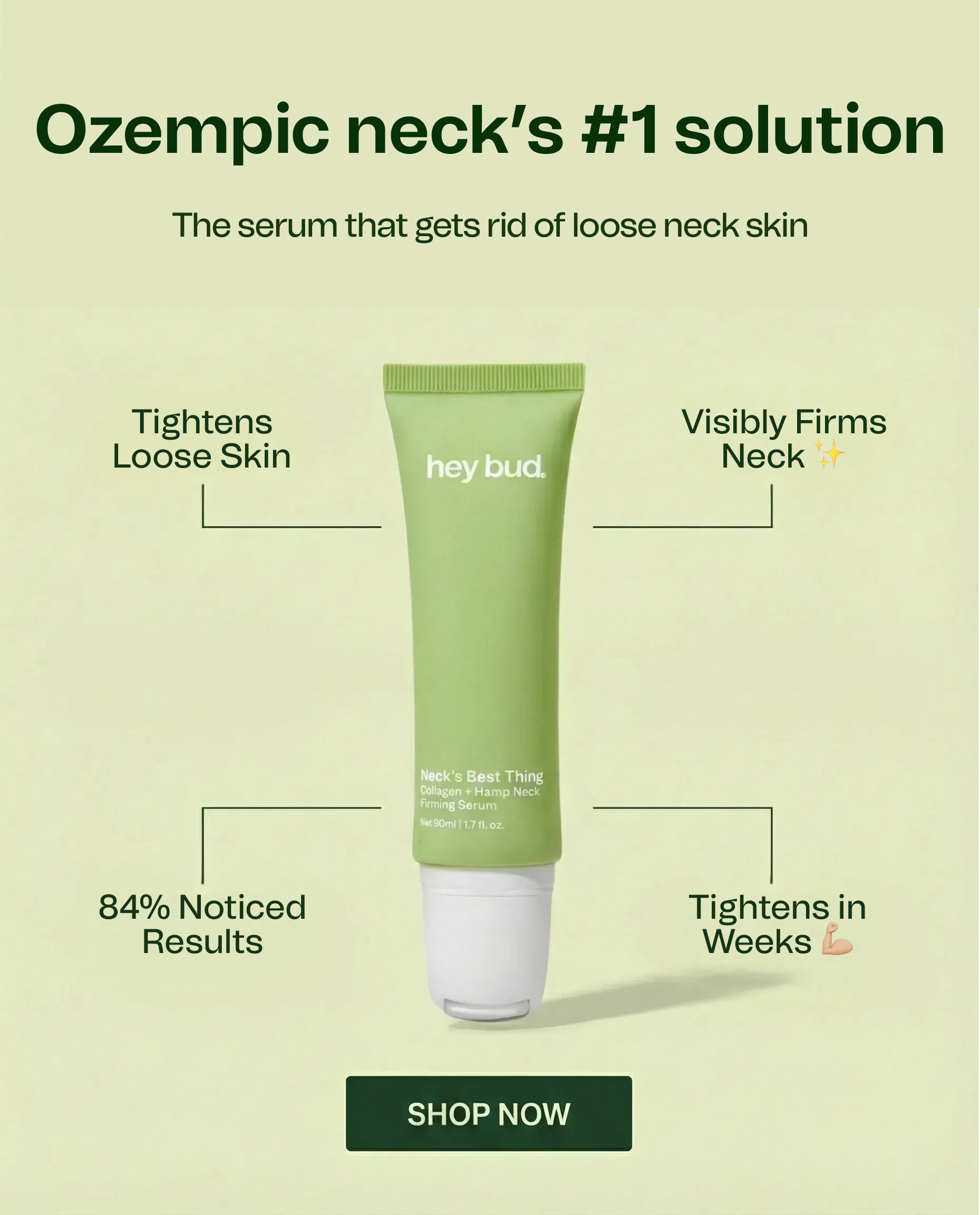 Hey Bud Skincare Facebook ad